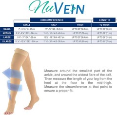 Medical Compression Stockings, 20-30 mmHg Support, Women & Men Thigh Length H…