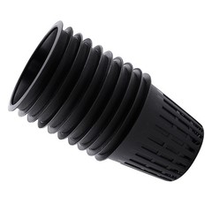 10pcs Heavy Duty Mesh Pot Net Cup Basket Hydroponic Plant Grow Clone Black AP9