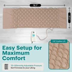 Air Pressure Mattress Pad | Hospital Topper for Bedridden Patients | Alternat…