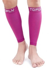Calf Compression Sleeve for Shin Splints 20-30mmHg – Stylish Rose Color