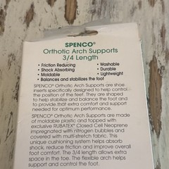 Spenco Orthotic Arch Supports 3/4 Length Women’s 3-4 USA 1 Pair