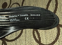 Otto Bock WalkOn Trimable Left Small 28U23=L36-39 Orthosis Brace Carbon