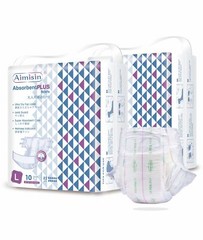 Aimisin Super Absorbency Adult Diaper, Incontinence Diapers with Tabs Men Women