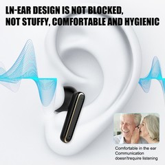 Rechargeable noise-cancelling Amplifiers in-Ear Hearing aids For the Seniors