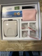 Nano Hearing Aids With Accessories in the box .