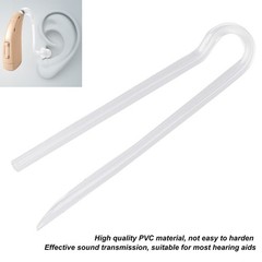 10pcs Hearing Aid Tubes Flexible Type R BTE Earmused Hearing Aid Tubing
