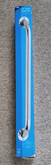 Carex 24″ Bath Grab Bar Holds 250 Lbs Diamond Knurled Texture For Grip ~ New