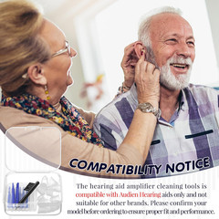 Hearing Amplifier Accessories Kit, Compatible with Audien Hearing Amplifier Clea