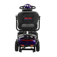 300W 300LBS 4-Wheel Foldable Mobility Scooter Purple