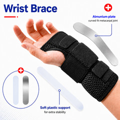 Wrist Support Brace & Compression Glove Kit – Carpal Tunnel, Arthritis Relief