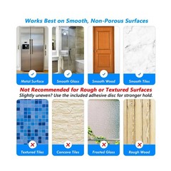 BOPai Suction Cup Shower Head Holder for Handheld Shower – No Drill, For S