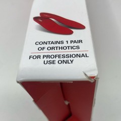 Vasyli Medical Red High Density Full-Length Orthotic Insoles – Small