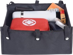 Large Under Seat Rollator Bag – Stylish Basket for Four Wheel Walkers (Black)