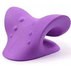 1pc Neck Shoulder Stretcher Cervical Spine Traction Pillow Pain Relief Device