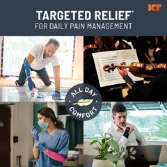 Versatile 10” Kinesiology Tape for Joint and Muscle Pain Relief – 20 Strips