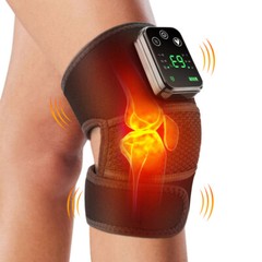 Electric Heated Vibration Knee Joint Brace Therapy Shoulder Massager Pain Relief