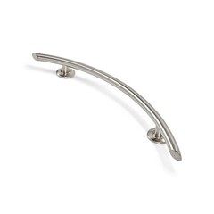 Seachrome 30 Designer Crescent Curved Bathroom Shower Grab Bar Satin Finish