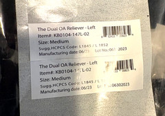 NEW Dr Med.l DRMS Dual OA Reliever Left & Right Knee Brace KB0104 Medium WITH EX