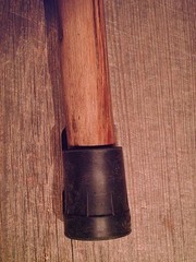 walking stick cane Antler handle MAPLE wood shaft very stiff CUSTOM MADE IN USA