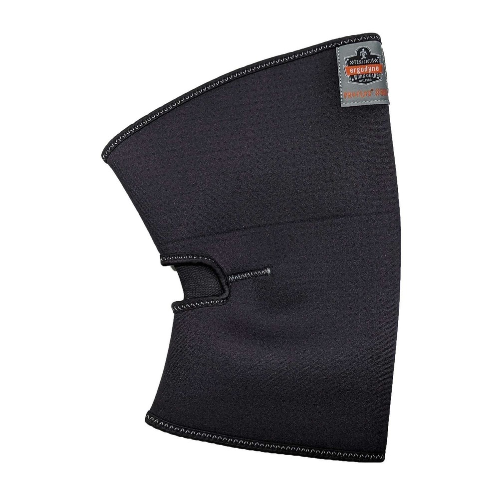 Ergodyne ProFlex 600 Single Layer Neoprene Knee Sleeve, Black, Medium – 2 Each