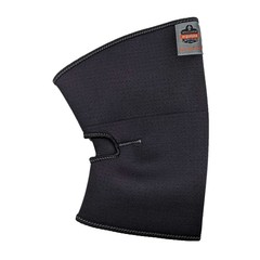 Ergodyne ProFlex 600 Single Layer Neoprene Knee Sleeve, Black, Medium – 2 Each
