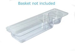 Extra-Thick Walker Basket Clear Plastic Insert/Tray/Cup Holder – All Colors