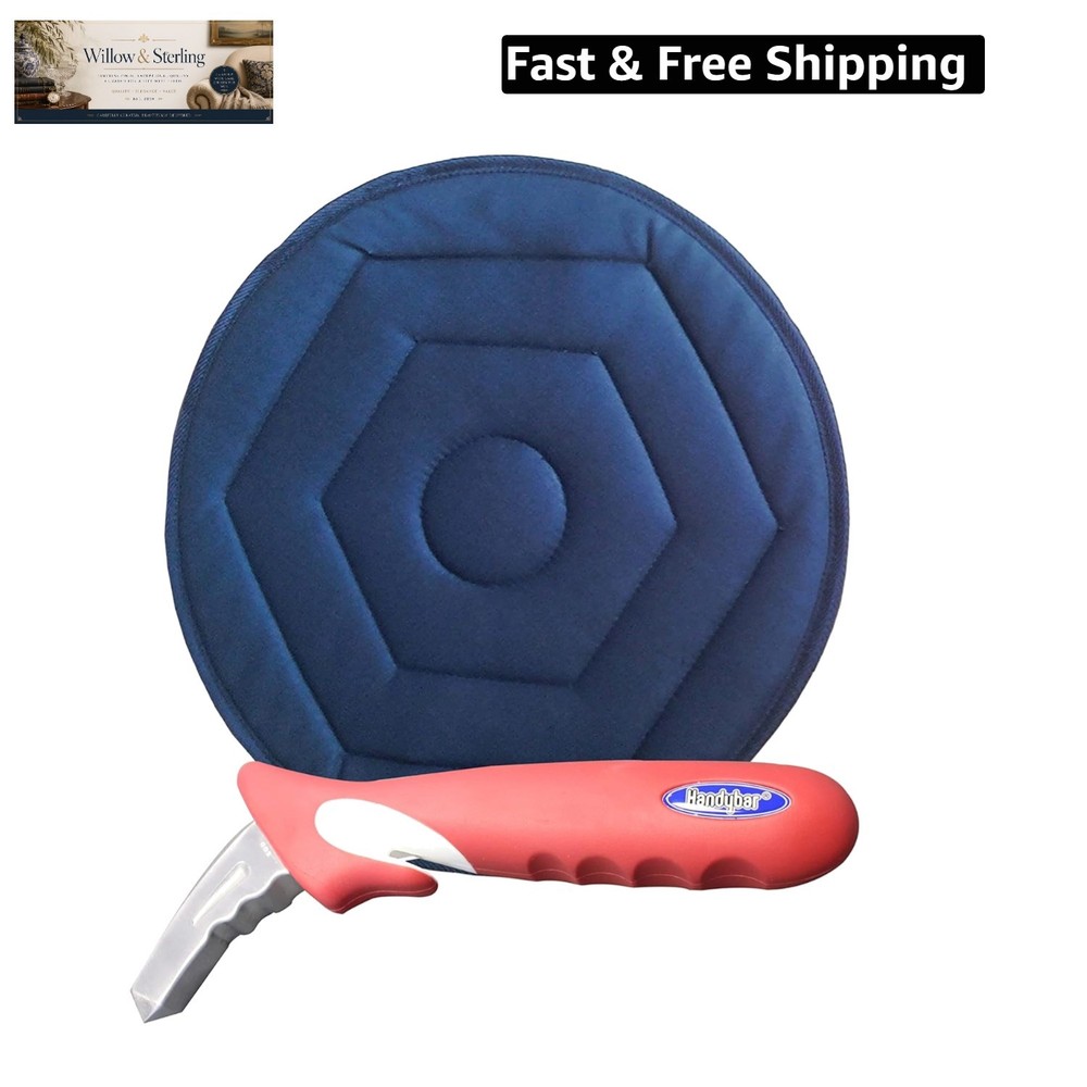 Auto Mobility Combo Pack, Handybar and Swivel Seat Cushion Bundle, Non-Slip E…