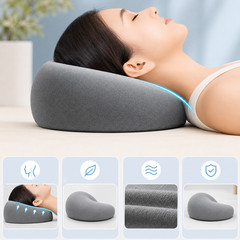 Face Down Pillow Memory Foam Prone Cushion Breathable Massage Headrest Anti-Slip