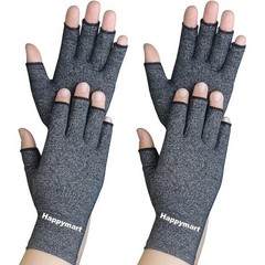 Arthritis Compression Gloves Open Finger Support Pain Relief Everyday Tasks New