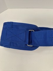 Elderly Transfer Belt 3.75” Wide 34” to 39”Waist Adjustable Blue