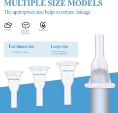 30 Pack Disposable Male External Catheters – Soft Silicone Comfort & Leak-Res…