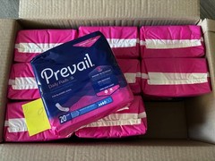 Prevail Daily Pads for Bladder Leaks Women’s Regular 20 Count Pack LOT x9 PACKS