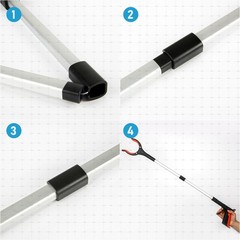 32″ Foldable Grabber Reacher Tool – 2 Pack, Lightweight Arm Extension, Trash Pic