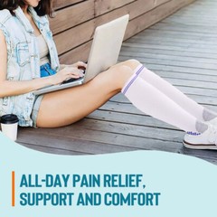 3 Pair Compression Socks for Women Men Circulation Nursing Athletic Sport Socks