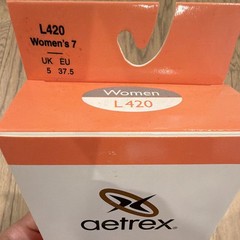 Aetrex Compete L420 Orthotic Insoles Anti-Microbial Women’s 7 (Flat & Low arch)