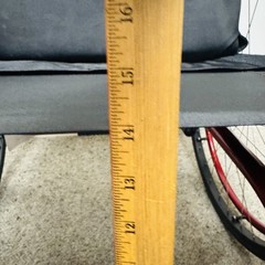 Quickie Nitrum Ultralight Manual Wheelchair Rigid Red Frame 300 lb