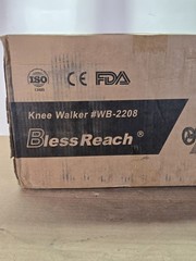 Blessreach Wb-2208 Knee Scooter Folding Steerable Walker Purple – NIB