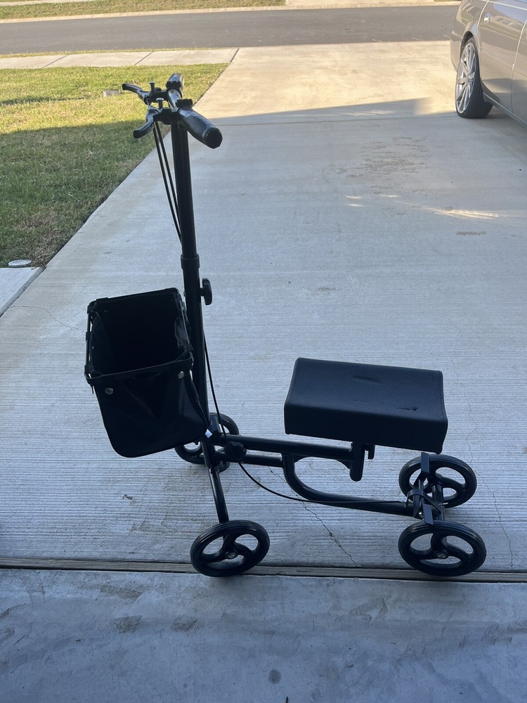 Homcom Knee 4-Wheeled Scooter – Blue