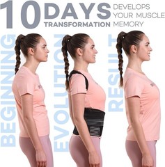 Omples Posture Corrector for Women and Men Thoracic Back Medium (Pack of 1)