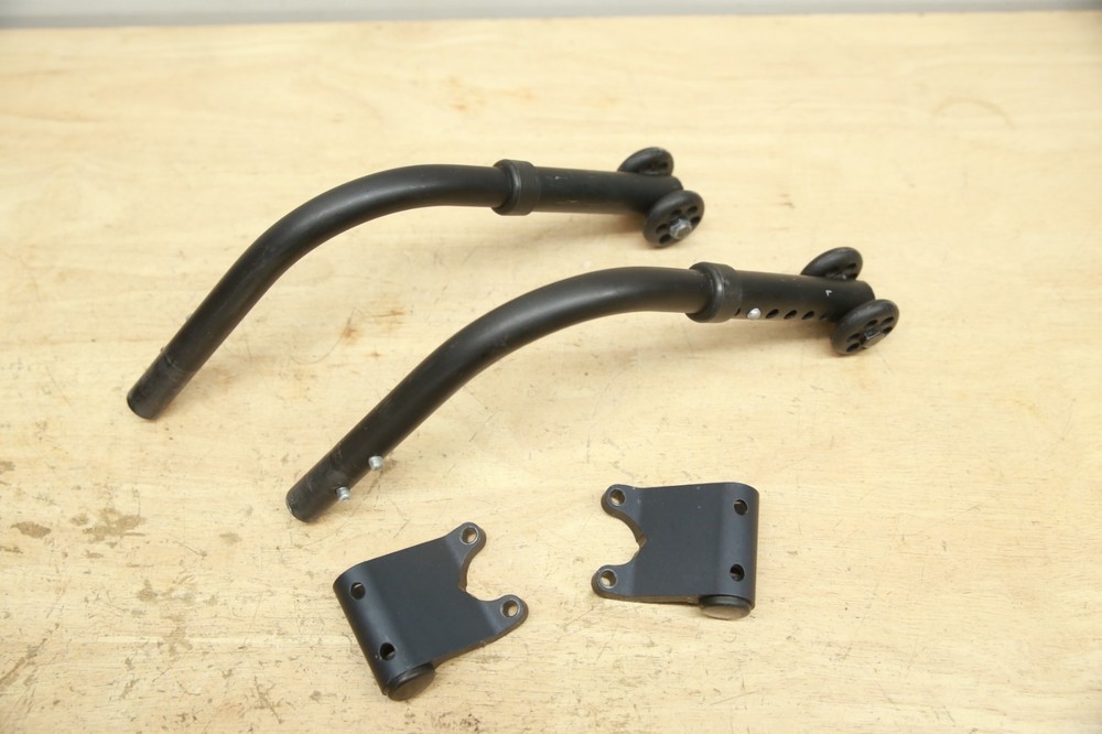 PAIR ANTI-TIP Wheels Arms Brackets for Quickie Iris Tilt-In-Space Wheelchairs