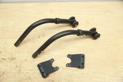 PAIR ANTI-TIP Wheels Arms Brackets for Quickie Iris Tilt-In-Space Wheelchairs
