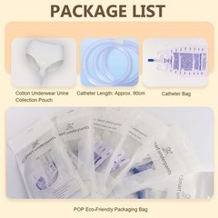 Urine Collection Bag Condom Catheters for Men Reusable Portable Silicone Urinal