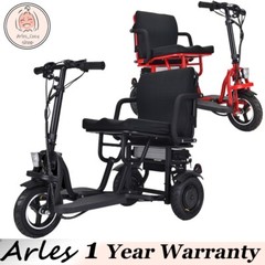 Double Motor 700W 3-Wheel 3 speed Foldable Travel Mobility Scooter fit Senior