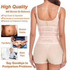 Postpartum Belly Band Abdominal Binder Post Surgery Wrap Recovery Support Belt