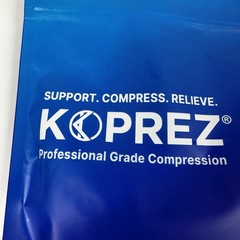 Koprez Professional Grade Foot Compression Size Large Black 1 Sleeve