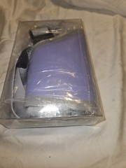 Ehucon Waterproof Shower Safety Belt, Fall Prevention, Purple/White