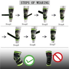 DCF Knee Braces, Sleeve for Men and Women – knee compression 3XL, Blue