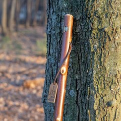 Brazos Free Form Maple Walking Stick, Handcrafted Wooden Staff, Lightweight and