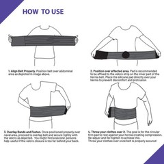Abdominal Binder Support Wrap Surgical Binder Abdominal Hernia Support Women Men