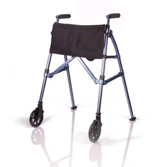 Stander EZ Fold and Go Walker – Cobalt Blue